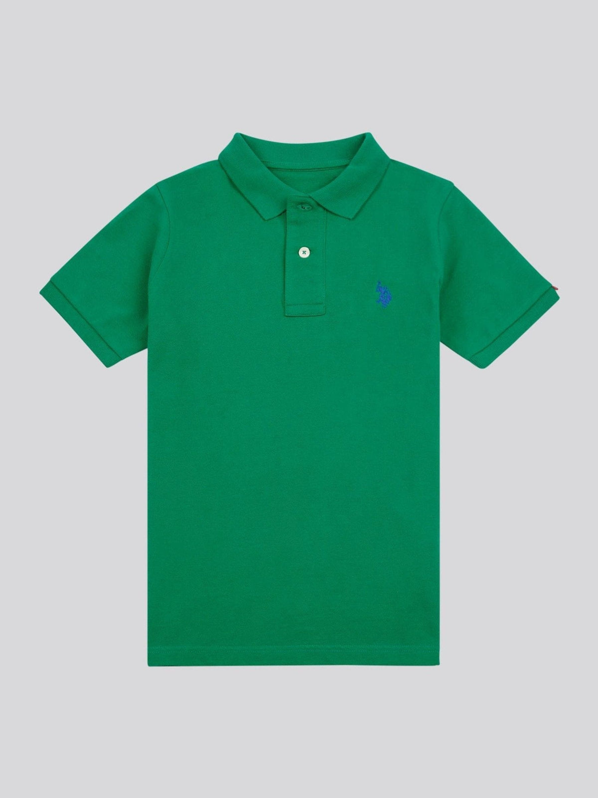 Dsiney Kidz - U.S. Polo Assn. Green Double Horsemen Polo Shirt image 5