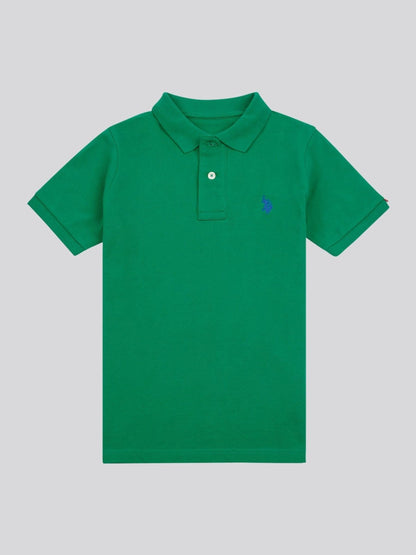 Dsiney Kidz - U.S. Polo Assn. Green Double Horsemen Polo Shirt image 5