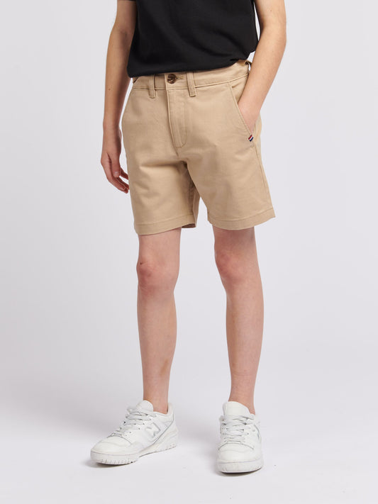 Disney Kidz - U.S. Polo Assn. Cream Boys Classic Chino Shorts image 1