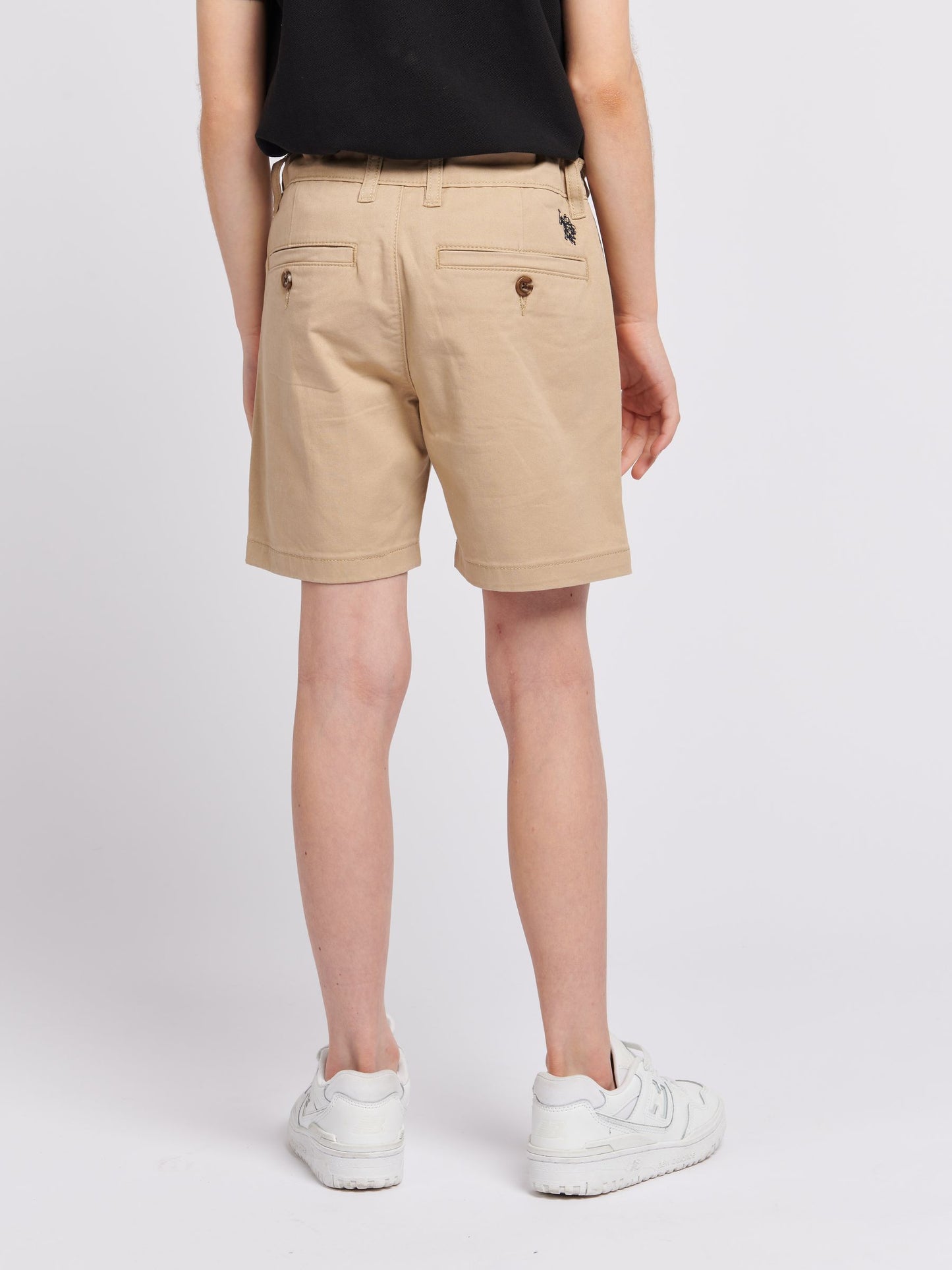 Dsiney Kidz - U.S. Polo Assn. Cream Boys Classic Chino Shorts image 2