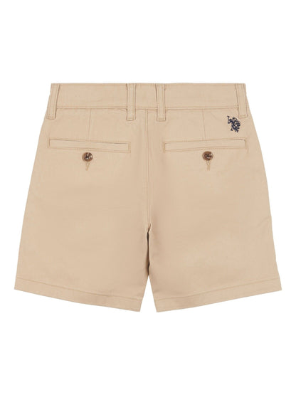 Dsiney Kidz - U.S. Polo Assn. Cream Boys Classic Chino Shorts image 7
