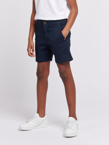 Dsiney Kidz - U.S. Polo Assn. Blue Boys Classic Chino Shorts image 1