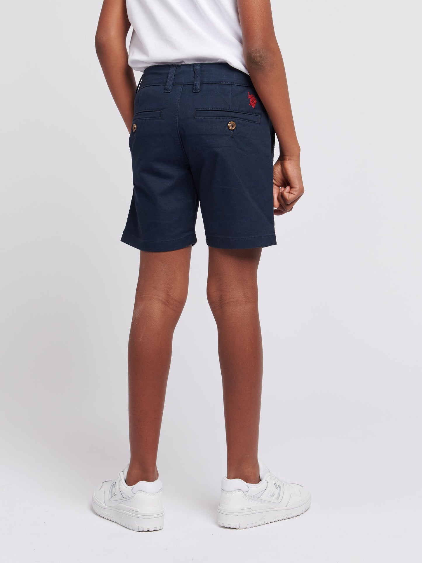 Dsiney Kidz - U.S. Polo Assn. Blue Boys Classic Chino Shorts image 2