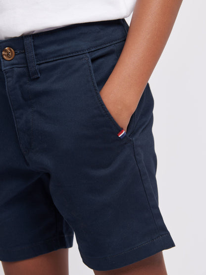 Dsiney Kidz - U.S. Polo Assn. Blue Boys Classic Chino Shorts image 4