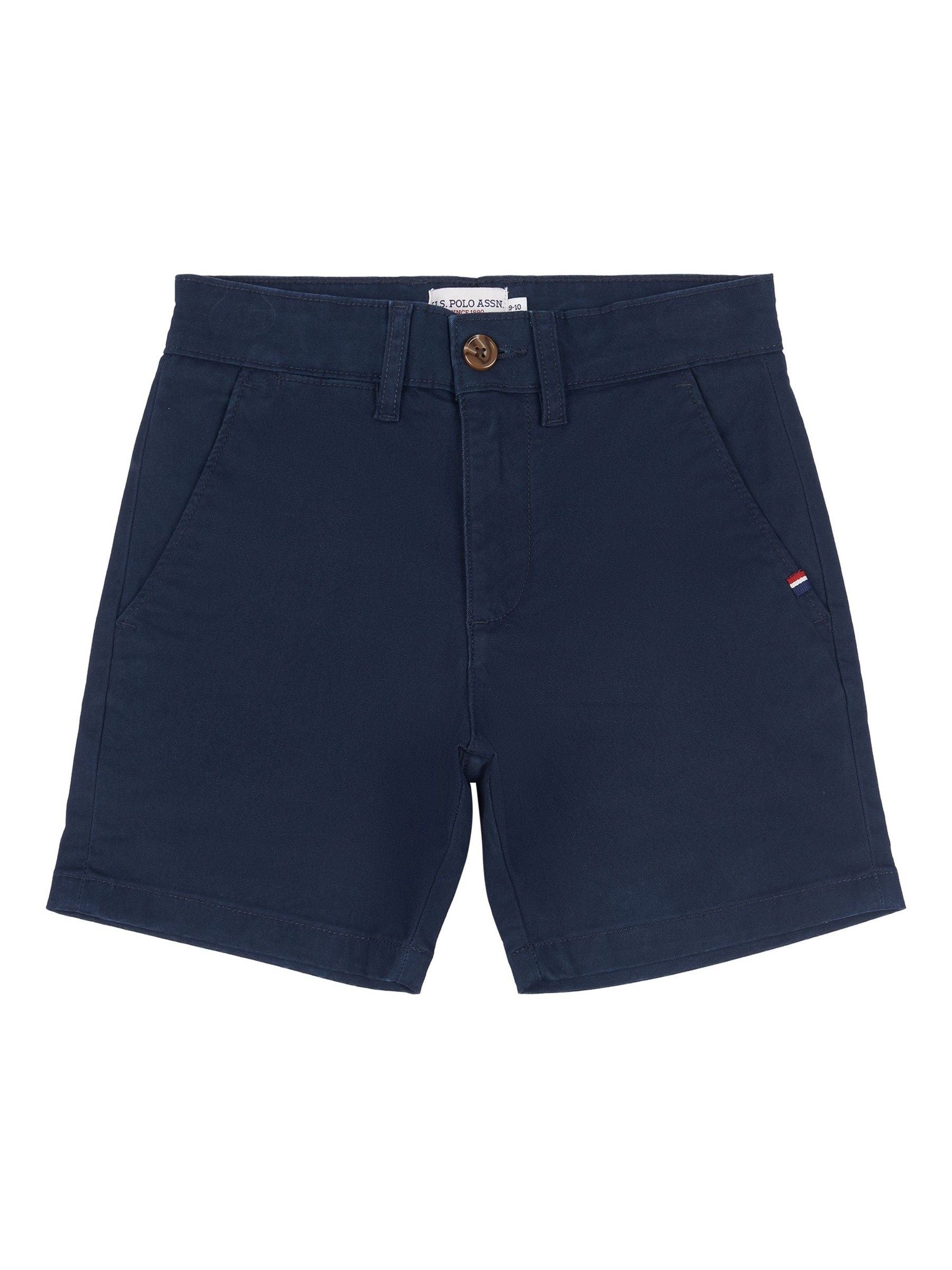 Dsiney Kidz - U.S. Polo Assn. Blue Boys Classic Chino Shorts image 6