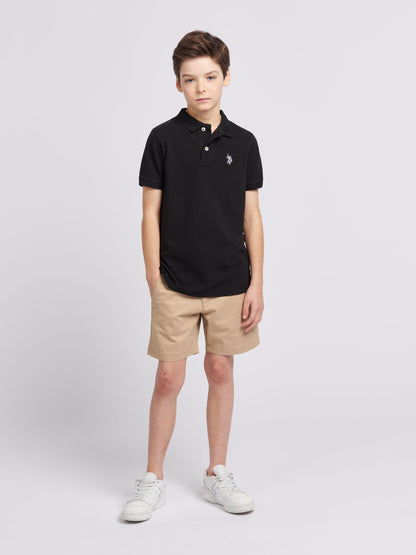 Dsiney Kidz - U.S. Polo Assn. Black Double Horsemen Polo Shirt image 3