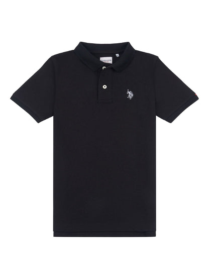 Dsiney Kidz - U.S. Polo Assn. Black Double Horsemen Polo Shirt image 5