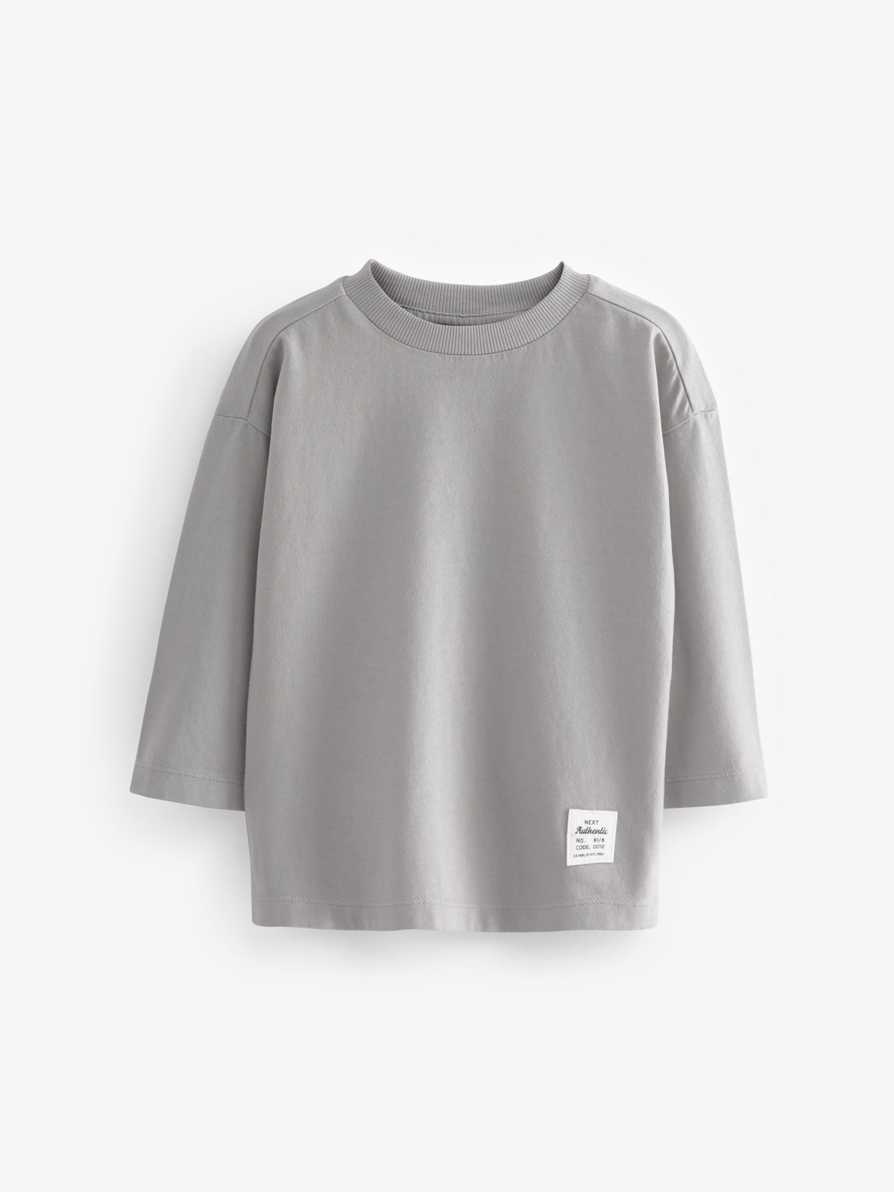 Rust Brown Plain Long Sleeve T-Shirts 5 Pack (3mths-7yrs) image 3