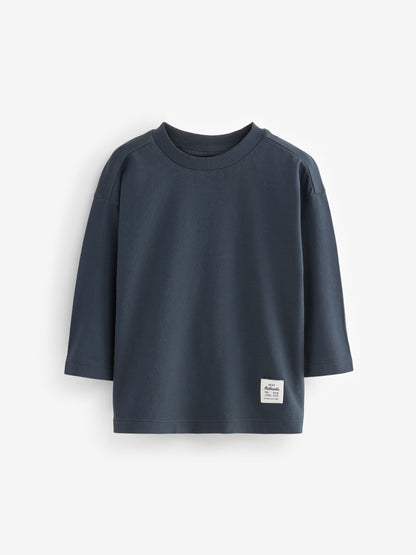Rust Brown Plain Long Sleeve T-Shirts 5 Pack (3mths-7yrs) image 6