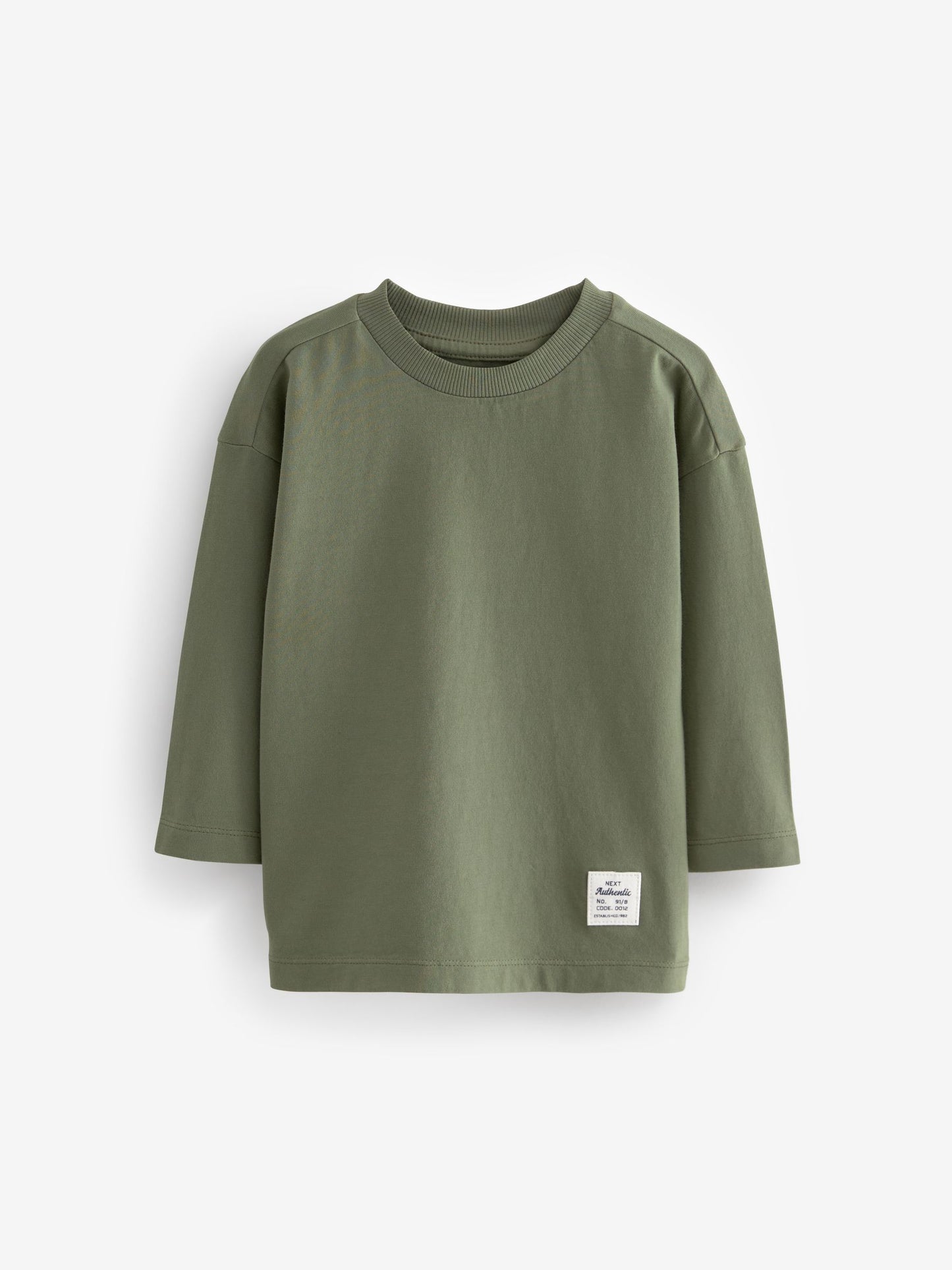 Rust Brown Plain Long Sleeve T-Shirts 5 Pack (3mths-7yrs) image 8