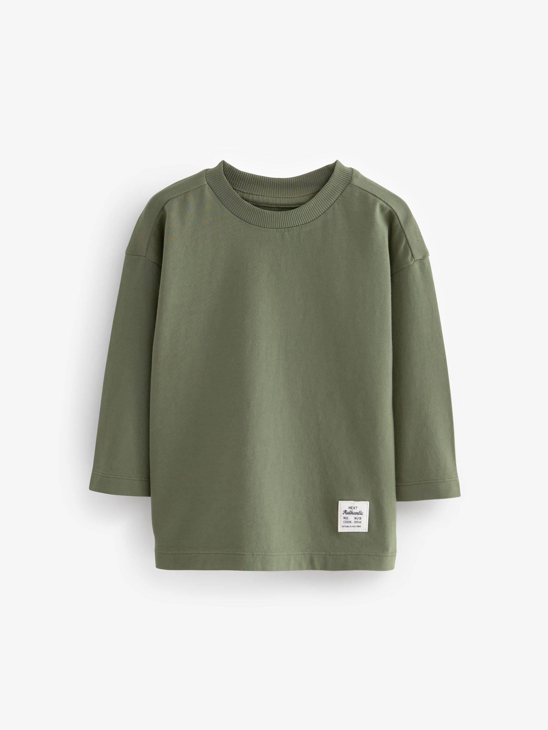 Rust Brown Plain Long Sleeve T-Shirts 5 Pack (3mths-7yrs) image 8