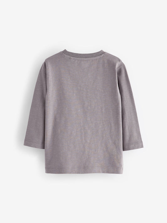 Grey Bear Long Sleeves Semi Plain T-Shirt (3mths-7yrs) image 3