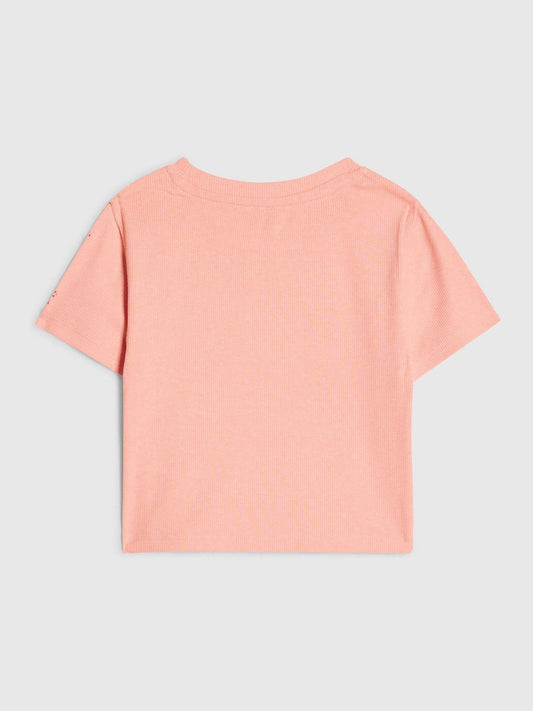 Dsiney Kidz - River Island Pink Bow Diamante Baby T-Shirt image 2