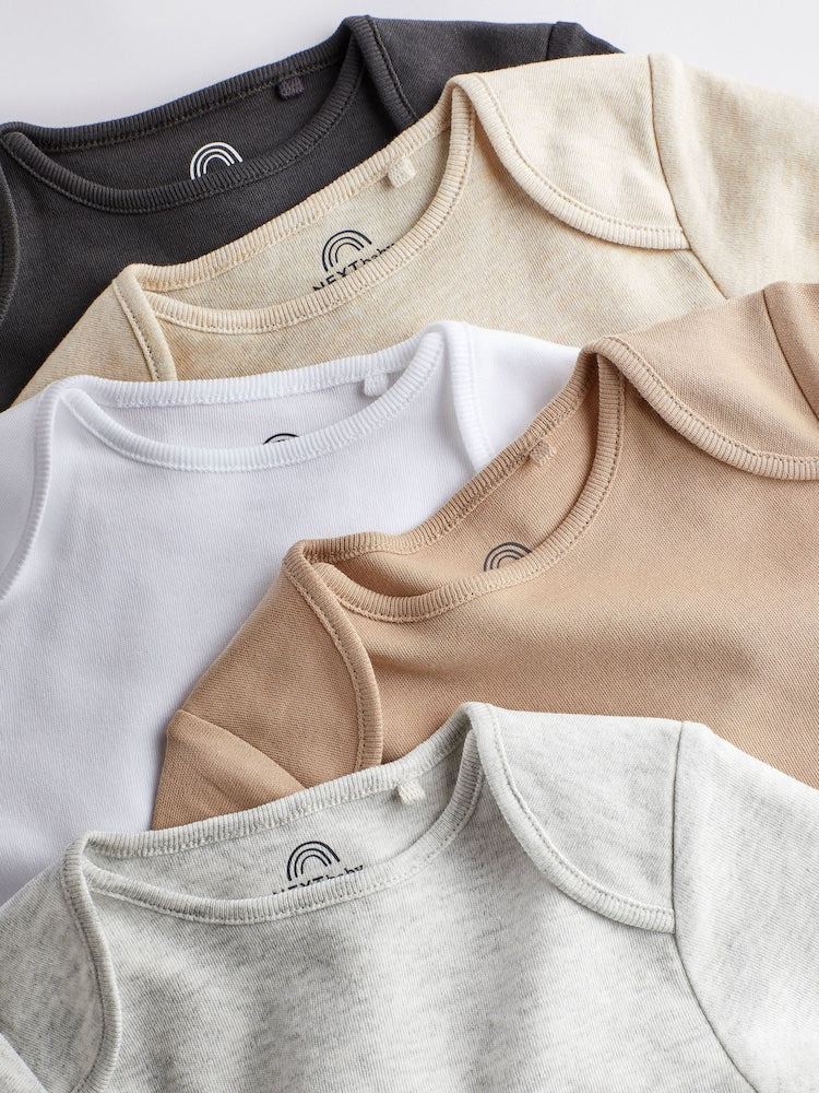 Neutral Baby Essential Long Sleeve Bodysuits 5 Pack