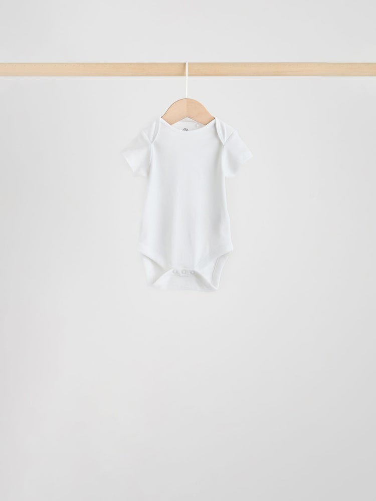 Neutral Baby Essential Short Sleeve Bodysuits 5 Pack