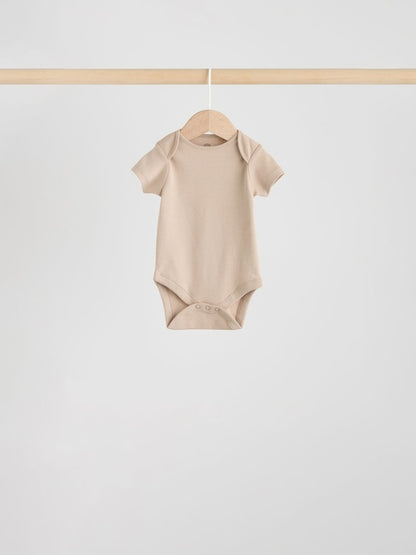 Neutral Baby Essential Short Sleeve Bodysuits 5 Pack
