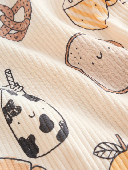 Neutral Short Sleeve Baby Bodysuits 5 Pack