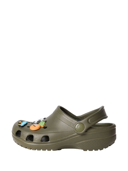 Name It Green Rubber Clogs with Charms Sandals image 2