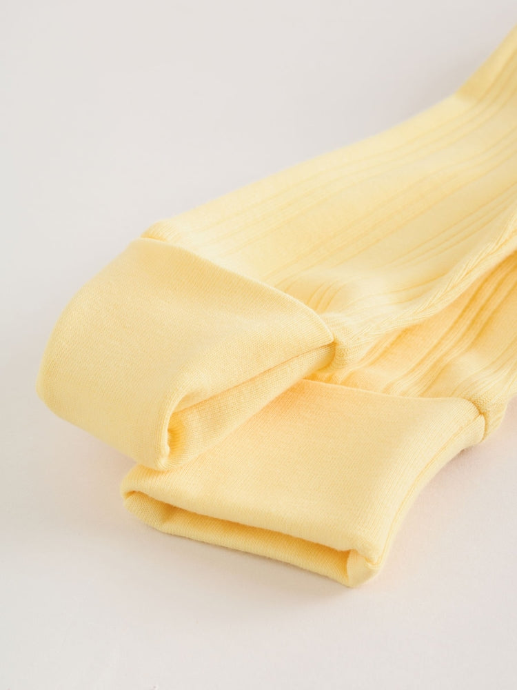 Pink/Yellow Baby Sleepsuits 3 Pack (0mths-3yrs)