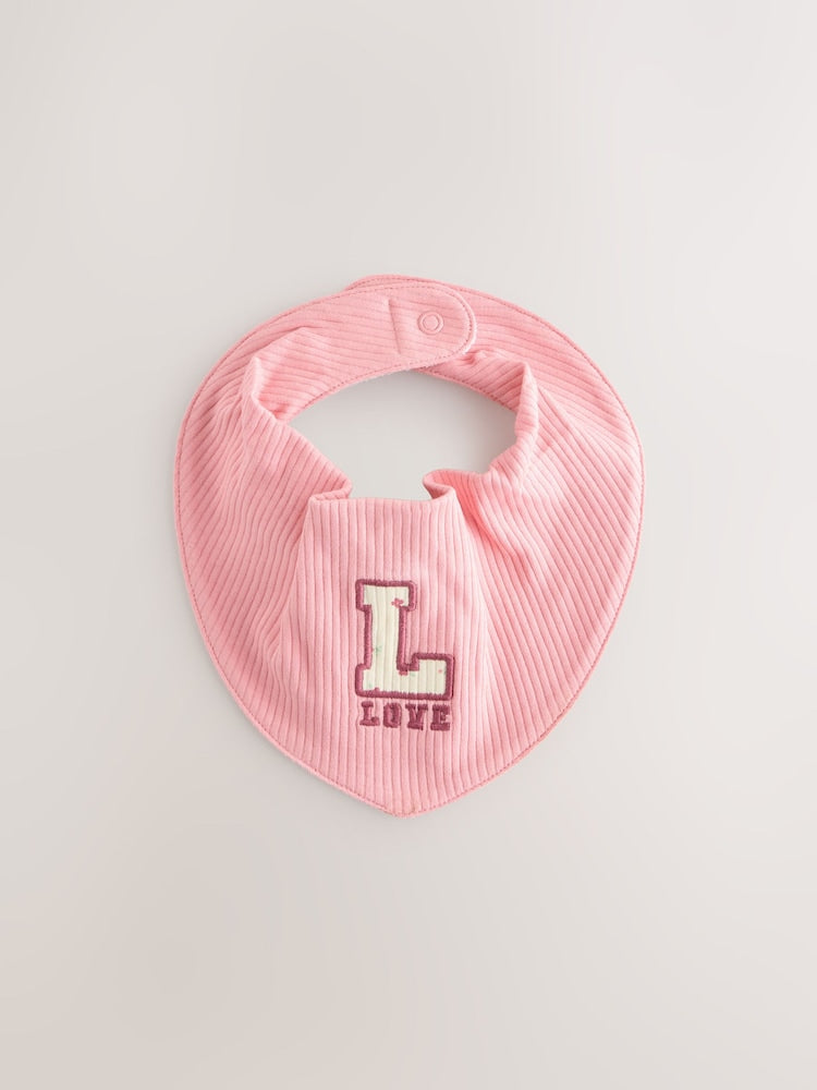 Pink 4 Piece Baby Beanies And Dibble Bibs Set (0-18mths)