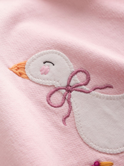 Pink Duck Sweat Top and Leggings Set Immediate