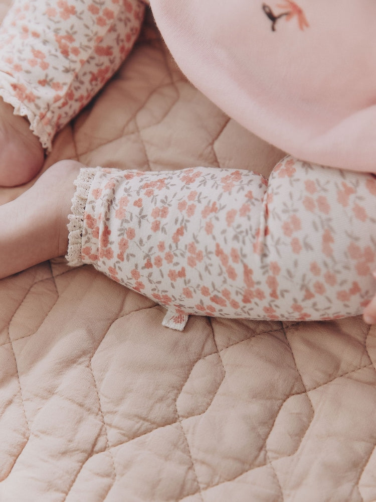Pink Duck Sweat Top and Leggings Set Immediate