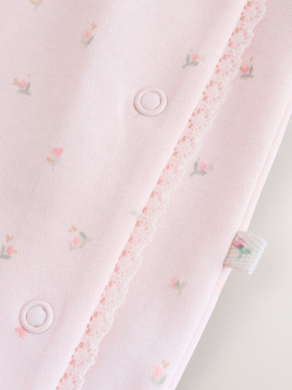 Pink Mummy Family Baby Sleepsuit Immediate