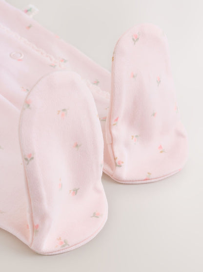 Pink Mummy Family Baby Sleepsuit Immediate
