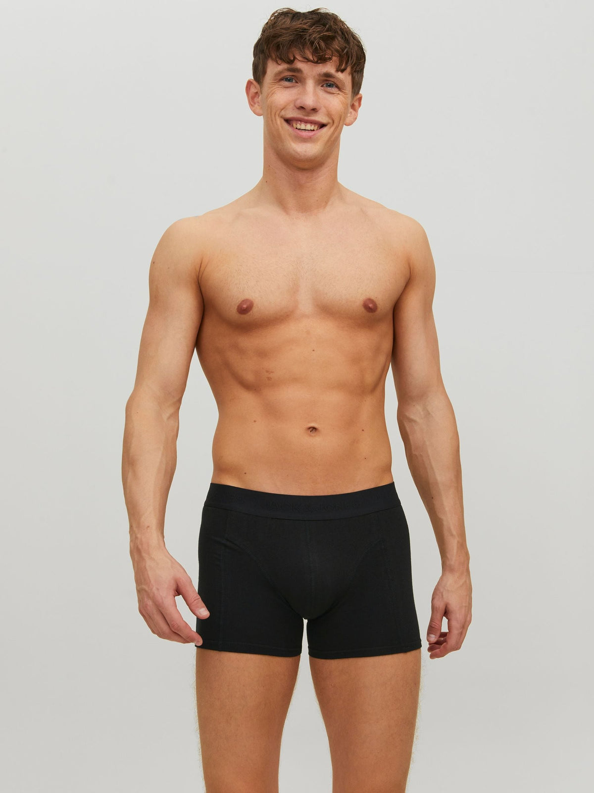 Dsiney Kidz - JACK & JONES Black Boxer Shorts 5 Pack image 2