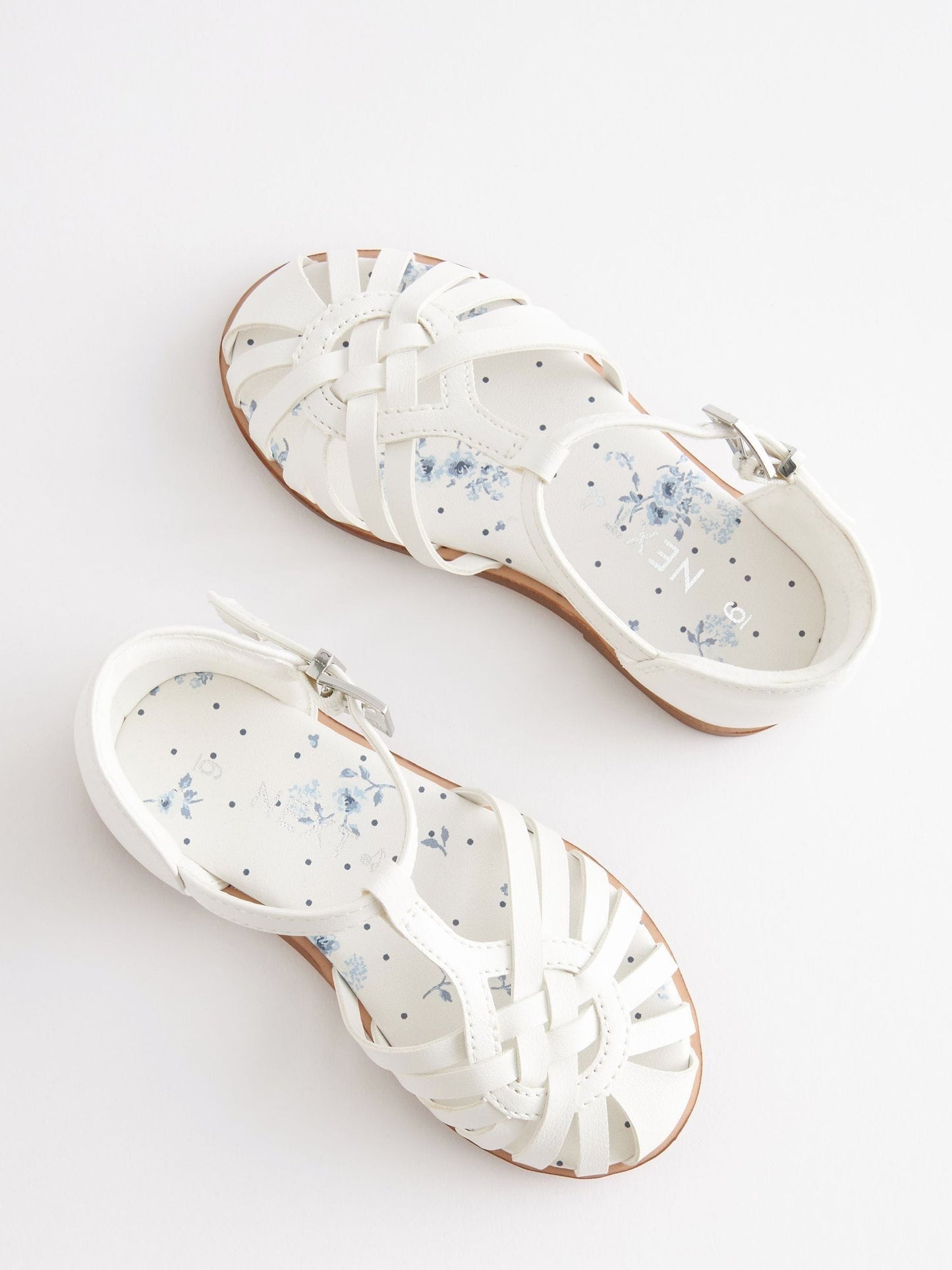 White Fisherman Occasion Sandals image 1
