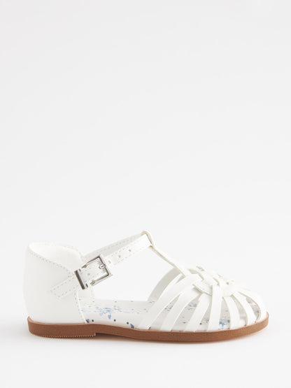 White Fisherman Occasion Sandals image 2