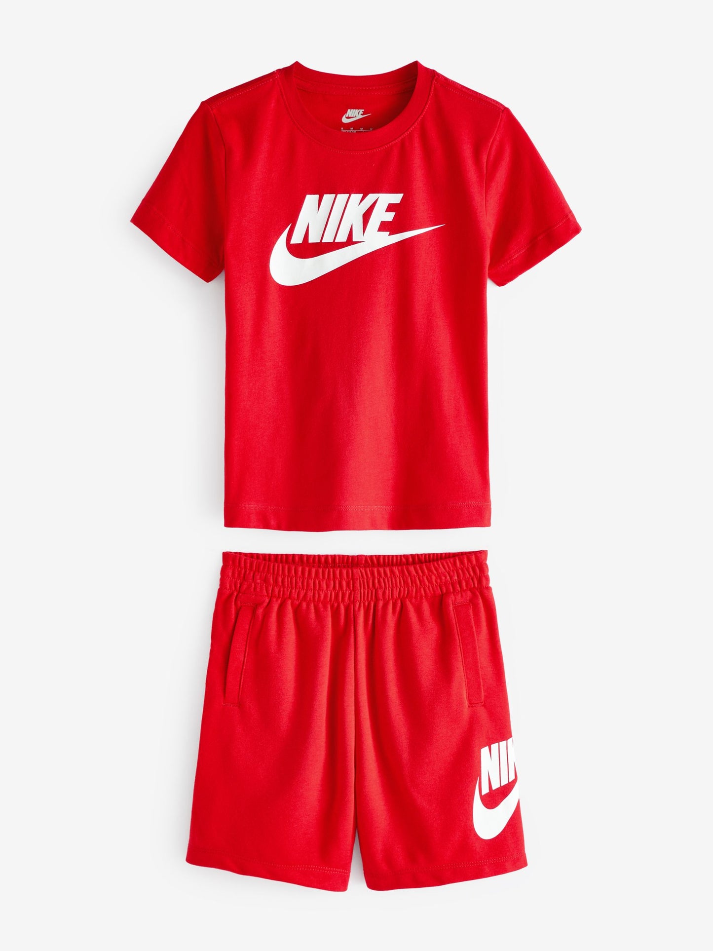 Nike Red Club T-Shirt and Shorts Set image 2