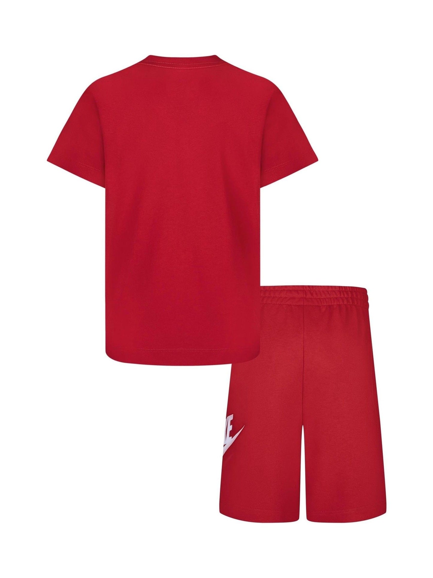 Nike Red Club T-Shirt and Shorts Set image 3