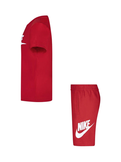 Nike Red Club T-Shirt and Shorts Set image 4