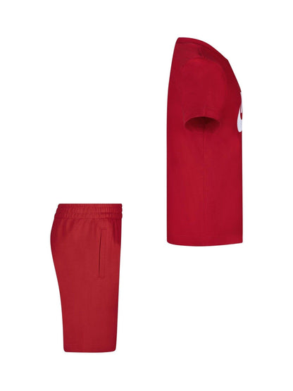 Nike Red Club T-Shirt and Shorts Set image 5