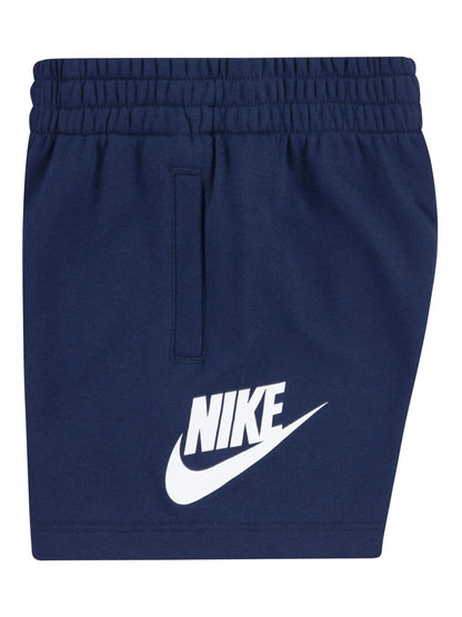 Nike Navy Club T-Shirt and Shorts Set image 5