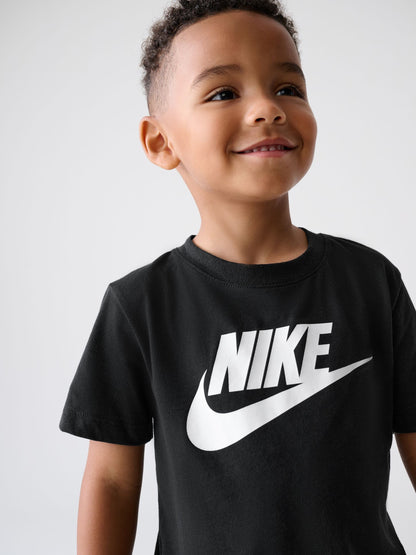 Nike Black Club T-Shirt and Shorts Set image 4