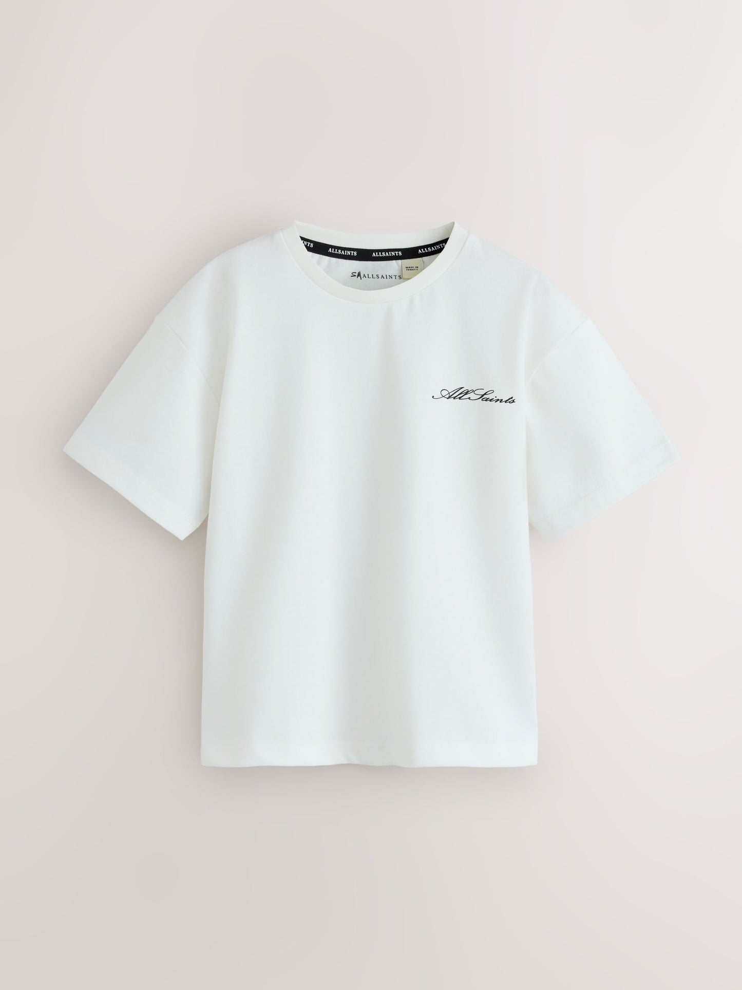 Dsiney Kidz - smALLSAINTS Black/White Script Crew Neck Relaxed T-Shirts 3 Pack image 2