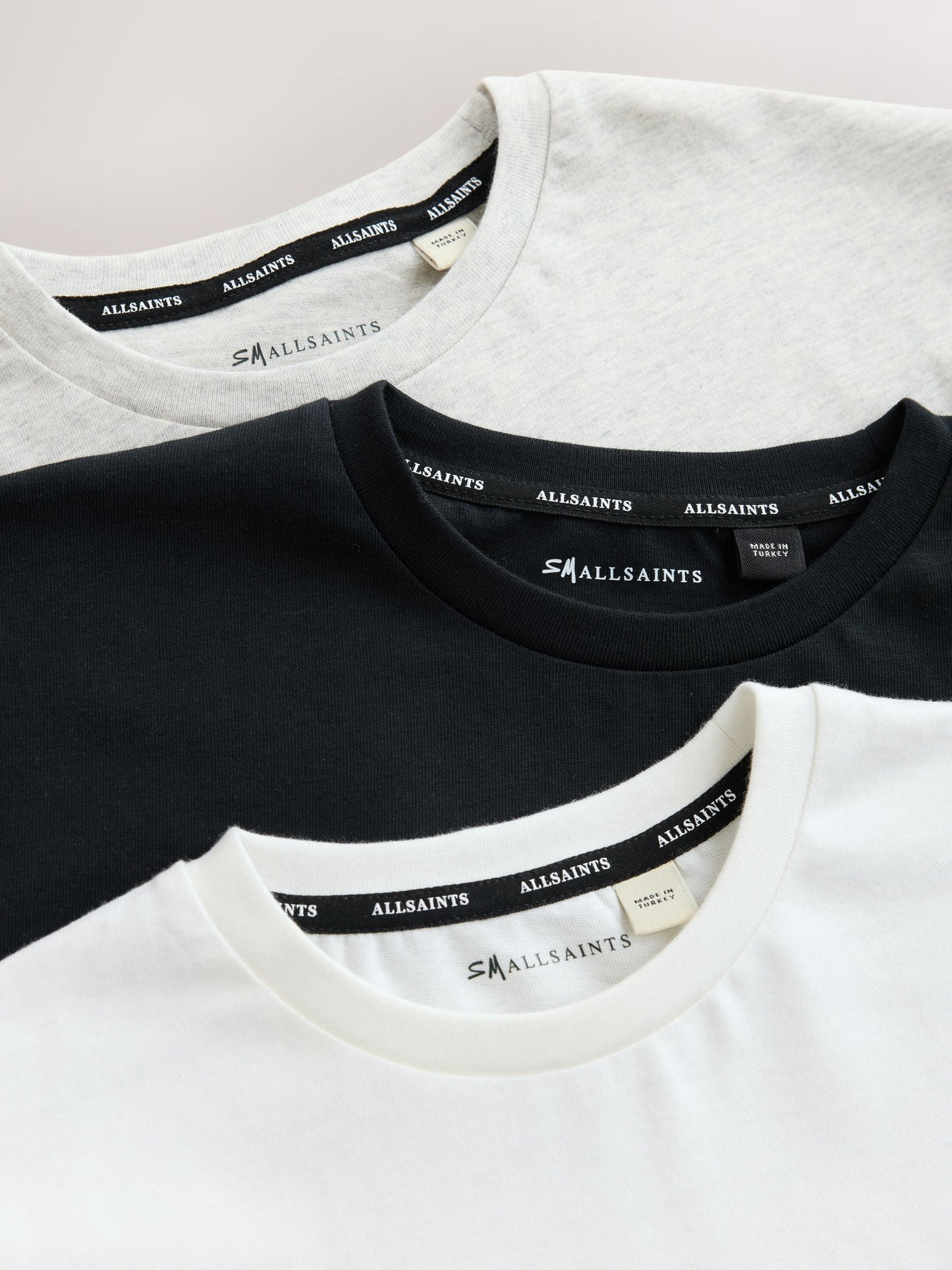 Dsiney Kidz - smALLSAINTS Black/White Script Crew Neck Relaxed T-Shirts 3 Pack image 7