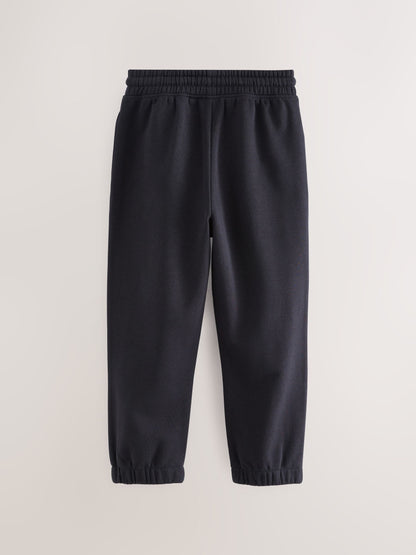 Dsiney Kidz - Black/Navy/Grey Regular Fit Basic Joggers 5 Pack (3-16yrs) image 3