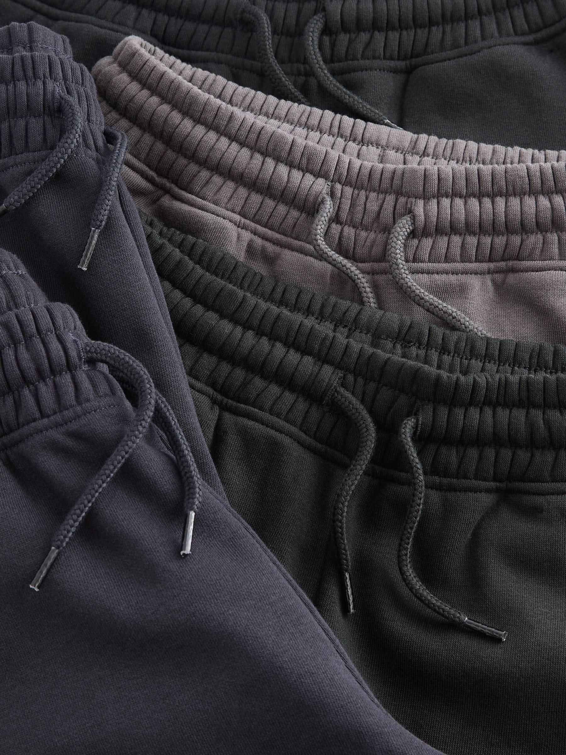 Dsiney Kidz - Black/Navy/Grey Regular Fit Basic Joggers 5 Pack (3-16yrs) image 5