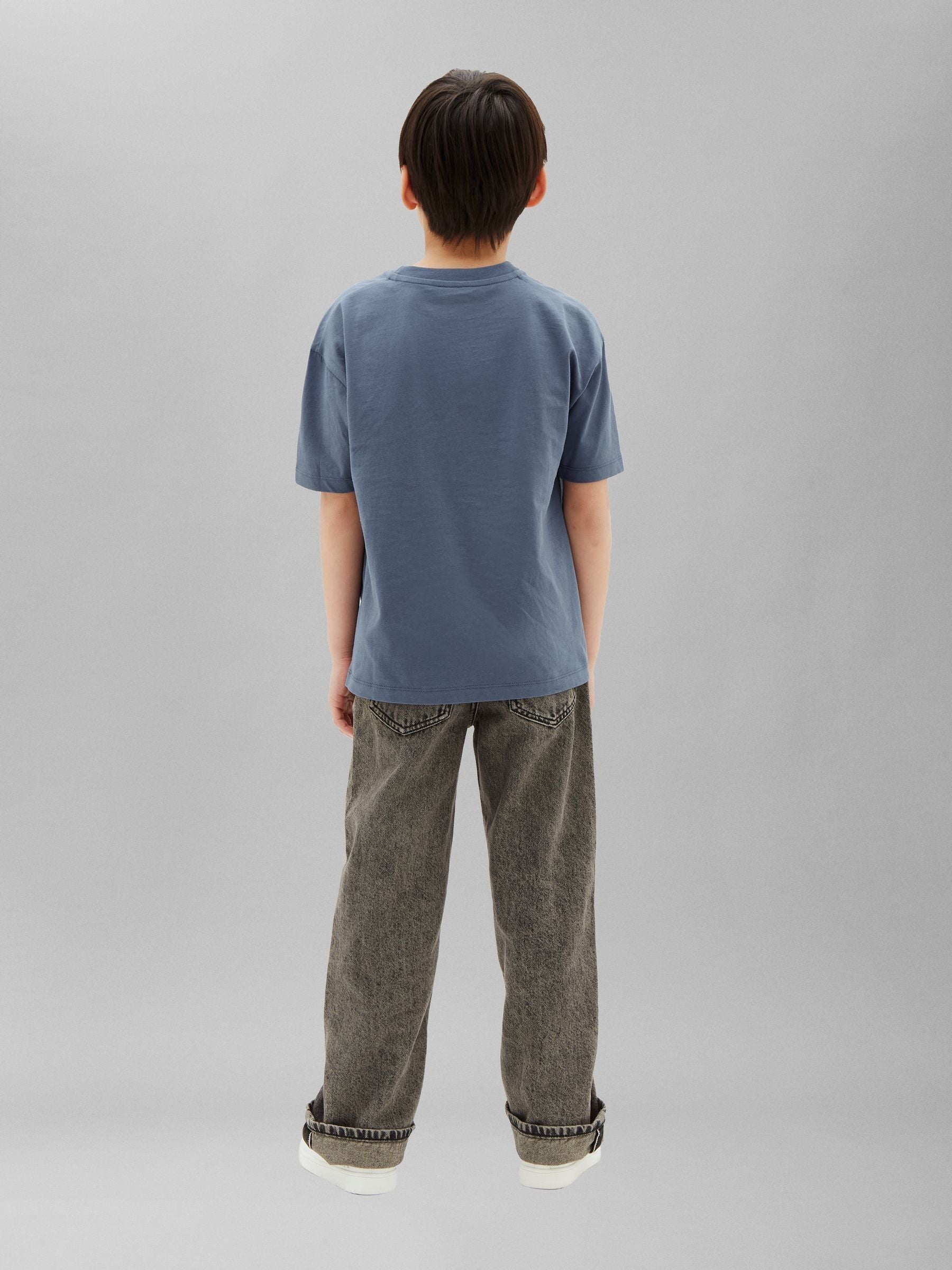Calvin Klein Jeans Blue Kids' Logo T-Shirt image 2