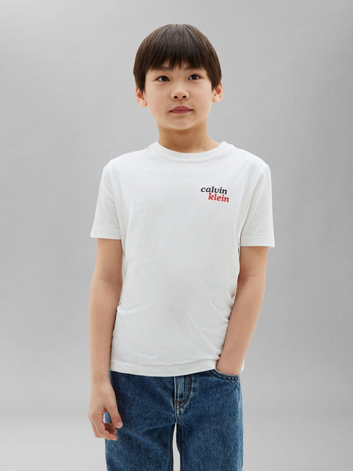 Calvin Klein Jeans White Kids' Logo T-Shirt image 1