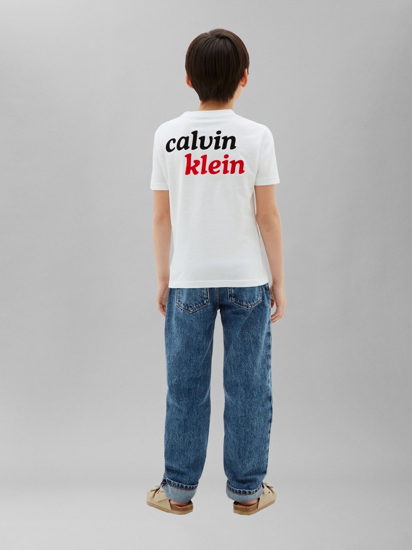 Calvin Klein Jeans White Kids' Logo T-Shirt image 2