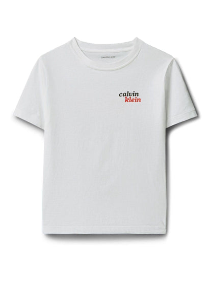 Calvin Klein Jeans White Kids' Logo T-Shirt image 4