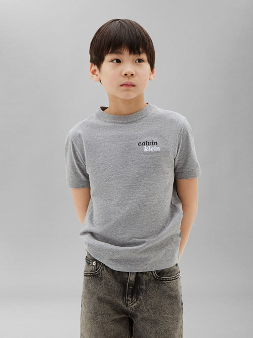 Calvin Klein Jeans Grey Kids' Logo T-Shirt image 1