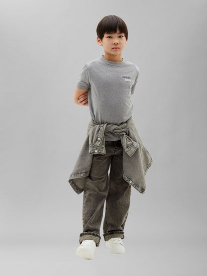 Calvin Klein Jeans Grey Kids' Logo T-Shirt image 3