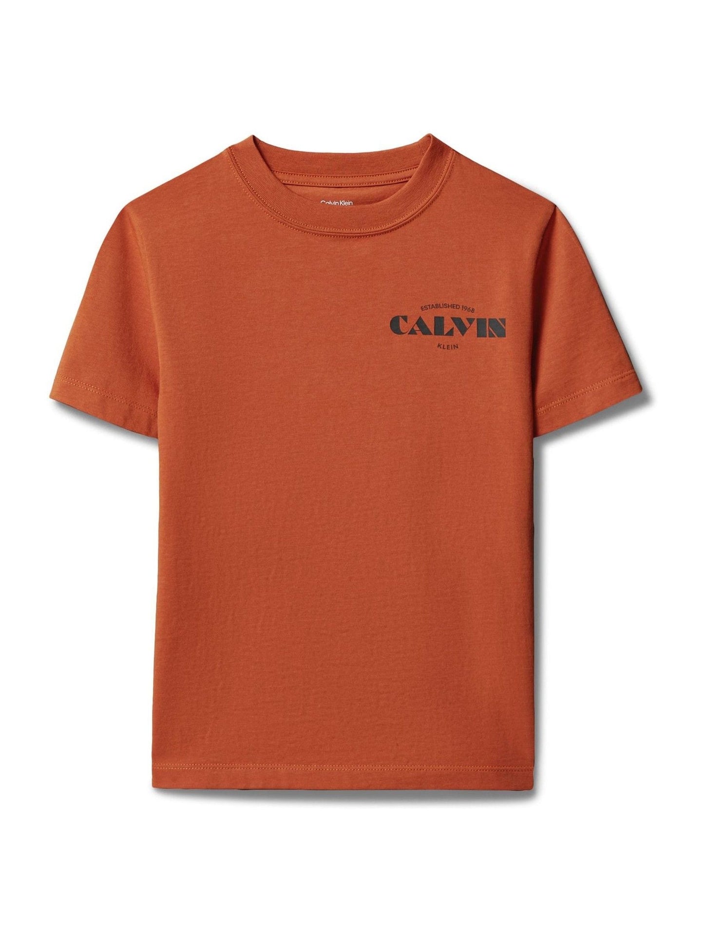 Calvin Klein Jeans Orange Kids' Logo T-Shirt image 4