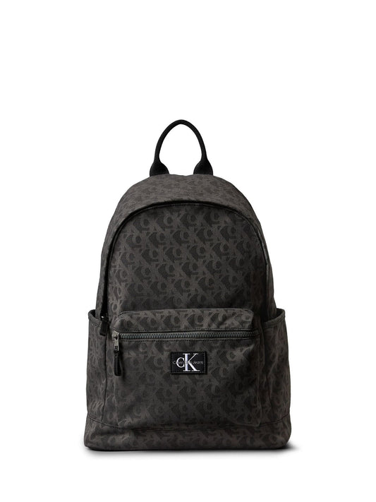 Calvin Klein Jeans Black Kids' Monogram Logo Backpack image 1