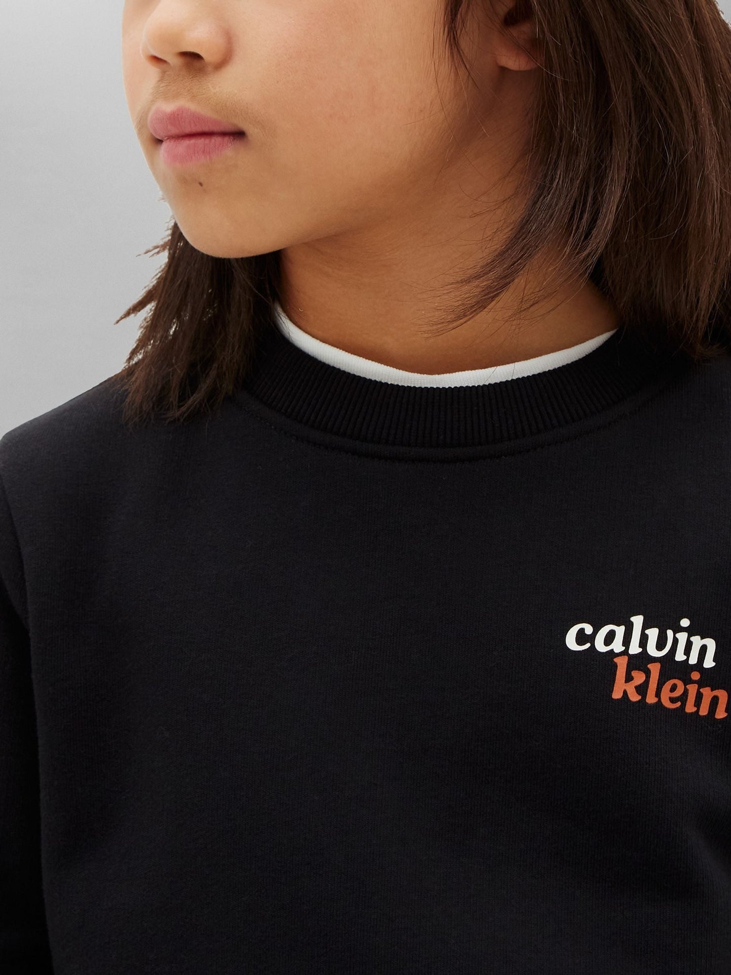 Dsiney Kidz - Calvin Klein Jeans Black Kids' Logo Sweatshirt image 4